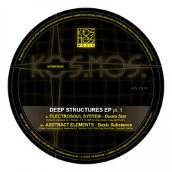 Cover of V/A Deep Structures EP Part 1