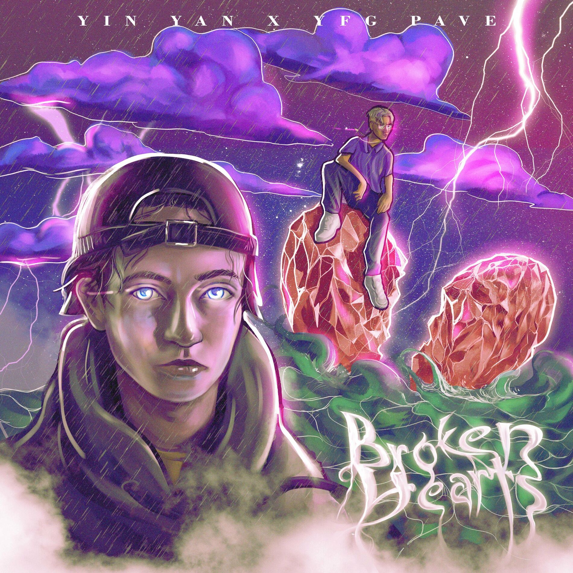 Album cover of Broken Hearts (feat. YFG Pave)