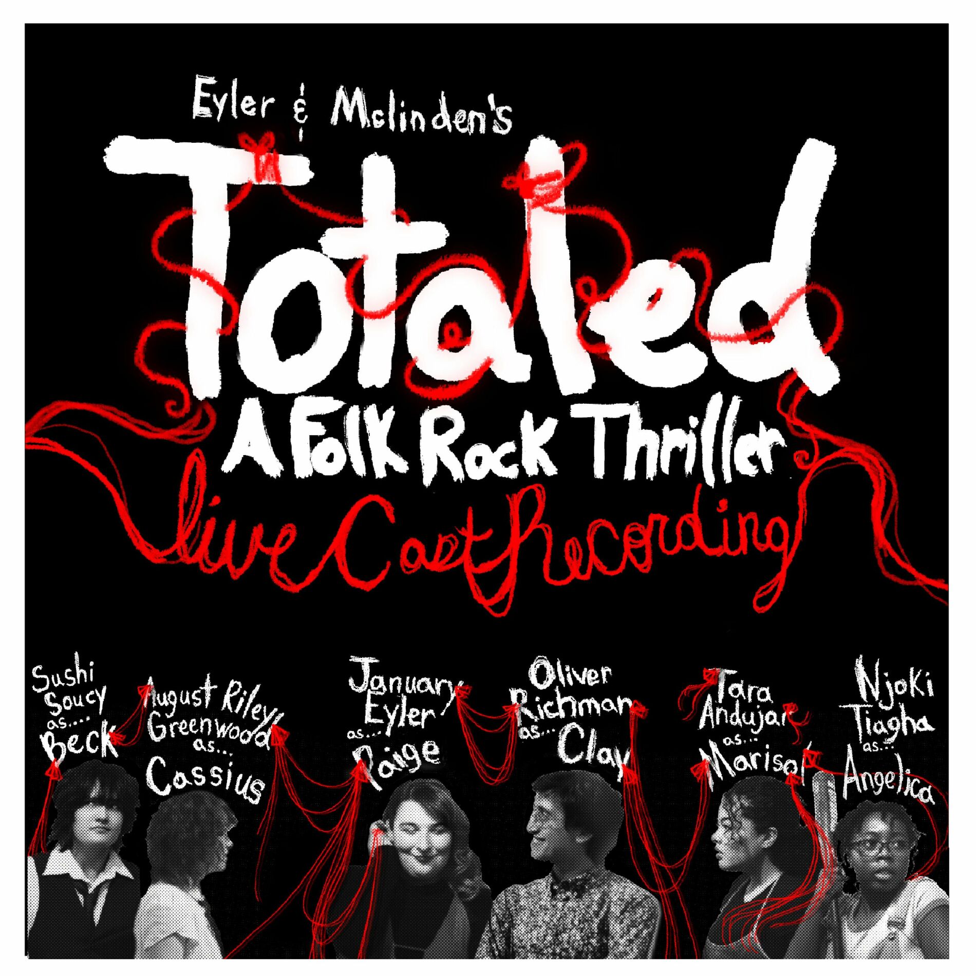 Album cover of Totaled: A Folk Rock Thriller (Live Cast Recording)