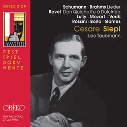 Cover of Schumann & Brahms: Lieder - Ravel: Don Quichotte à Dulcinée, M. 84 (Live)