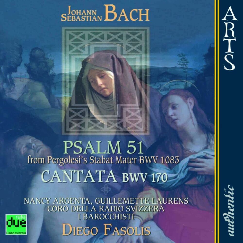 Picture of Bach: Psalm 51 from Pergolesi's Stabat Mater, BWV 1083 & Cantata, BWV 170