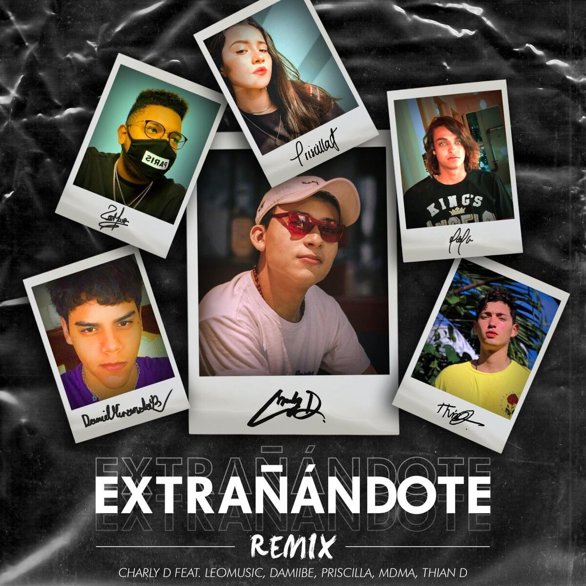 Album cover of Extrañándote Remix (feat. LeoMusic, Damiibe, Priscilla, MDMA & Thian D)