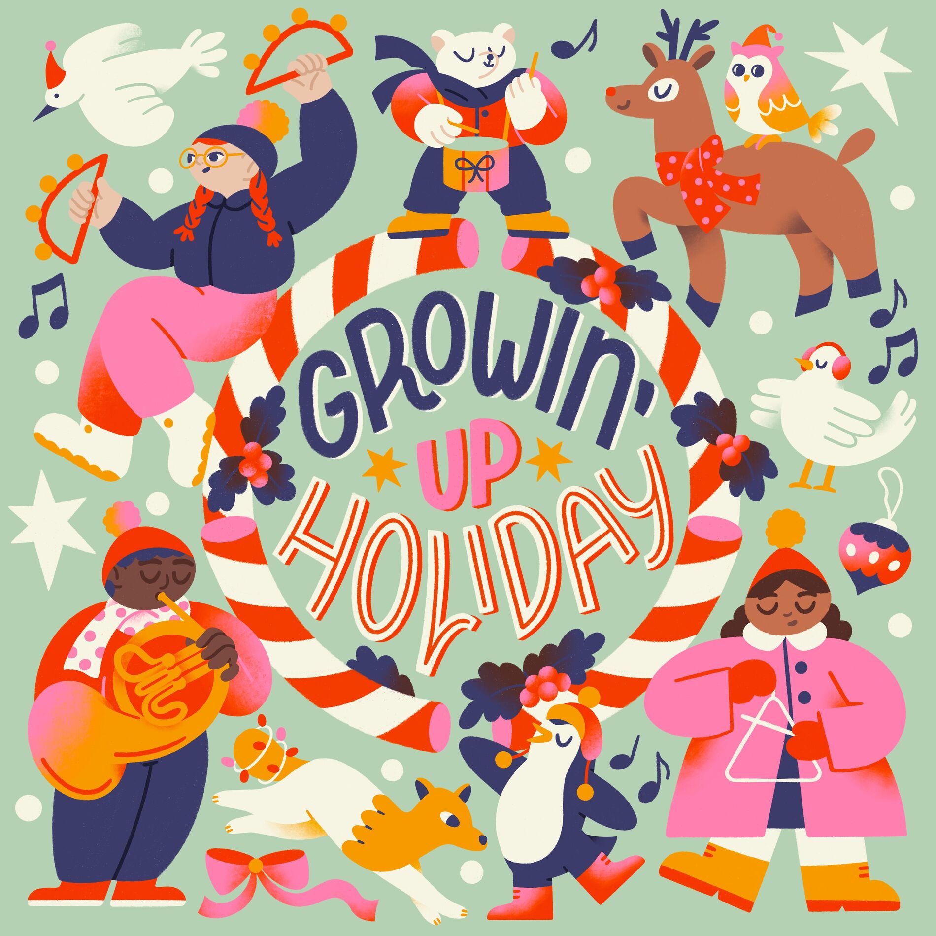 Album cover of Growin' Up Holiday