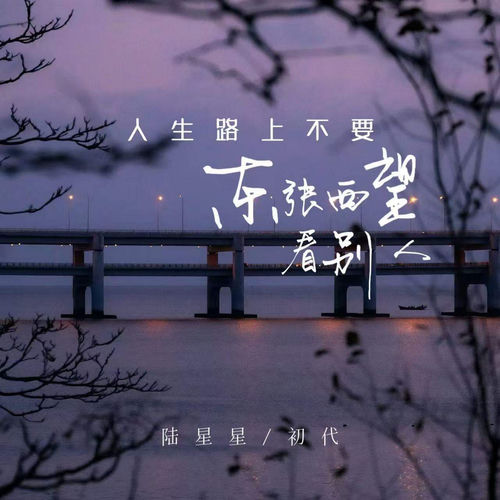 人生路上不要东张西望看别人