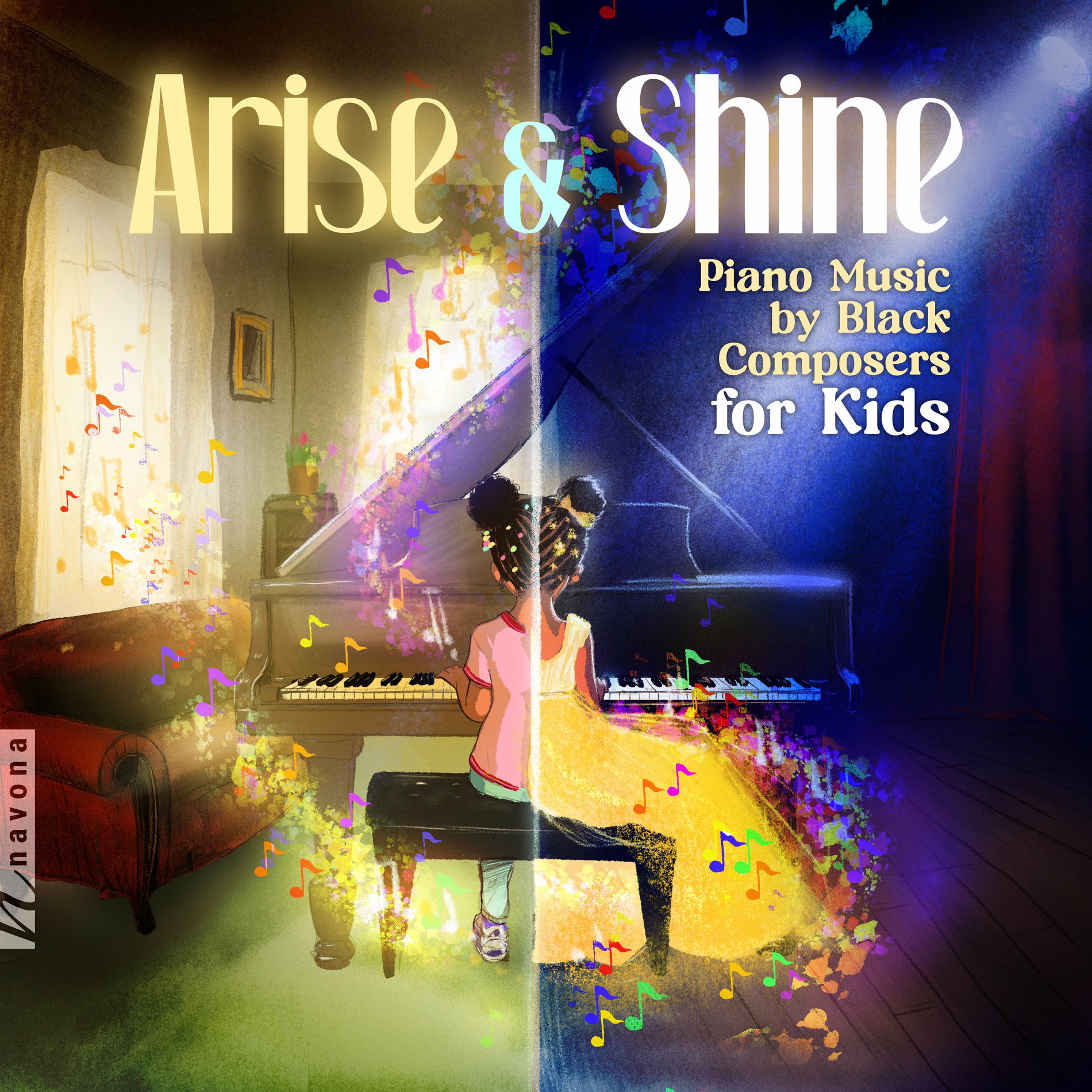 Album cover of Arise & Shine: Piano Music by Black Composers for Kids