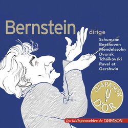 Cover of Leonard Bernstein dirige Beethoven, Dvorak, Gershwin, Mendelssohn, Ravel, Schumann & Tchaïkovski (Les indispensables de Diapason)