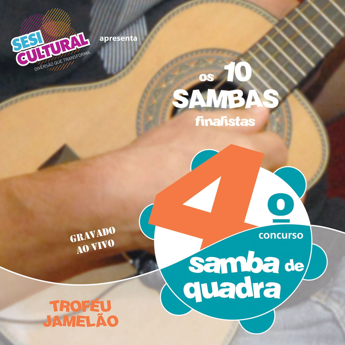Album cover of 4º Concurso de Samba de Quadra: Gravado ao Vivo (Os 10 Sambas Finalistas)