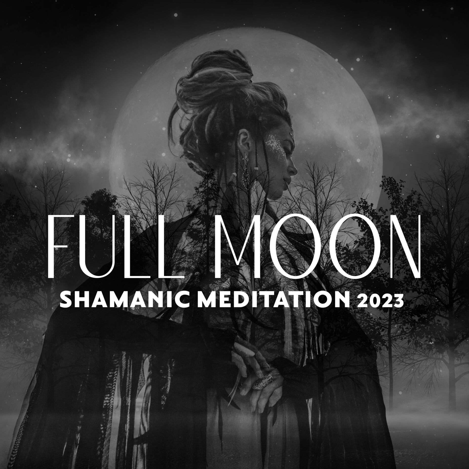 Album cover of Full Moon Shamanic Meditation 2023