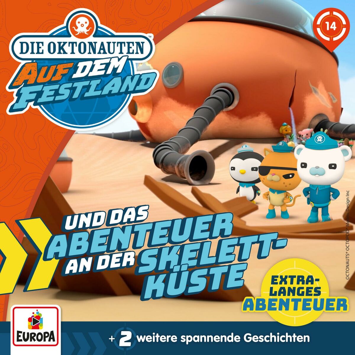 Album cover of Folge 14: Die Oktonauten und das Abenteuer an der Skelettküste