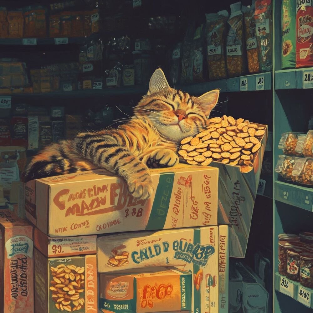 Picture of 猫咪星夜萨克斯：猫咪的冷静之音