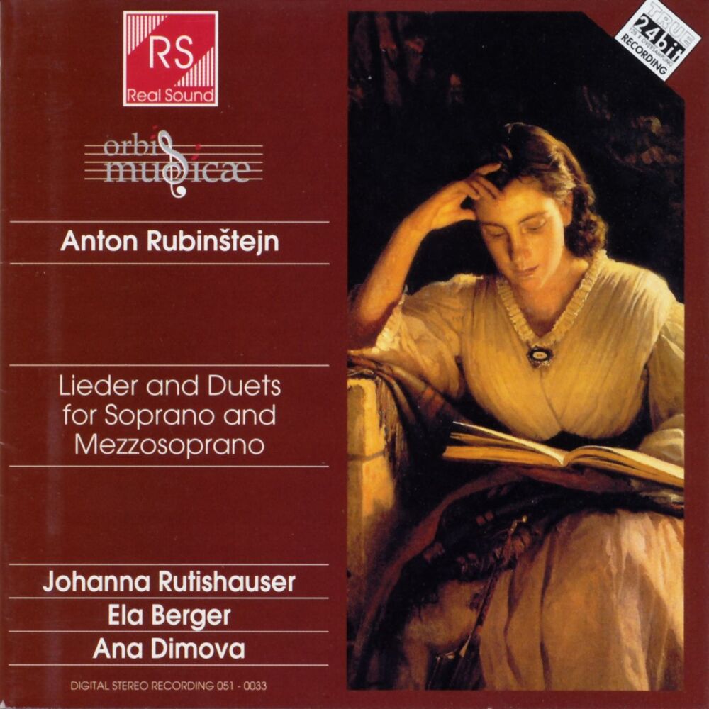 Picture of Anton Rubinstejn : Lieder and Duets for Soprano and Mezzosoprano