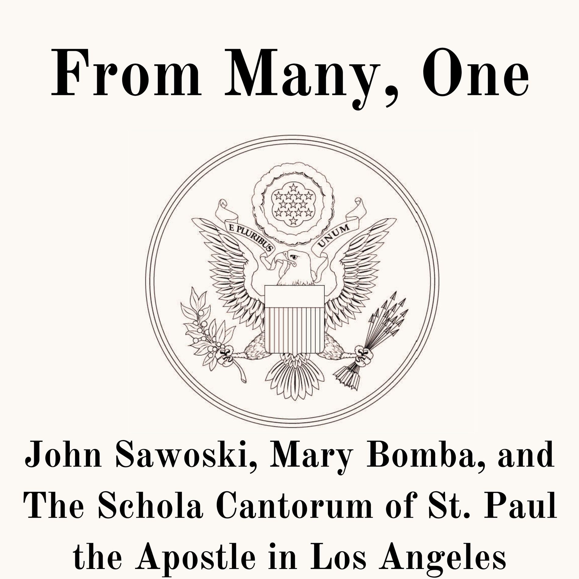 Album cover of From Many, One