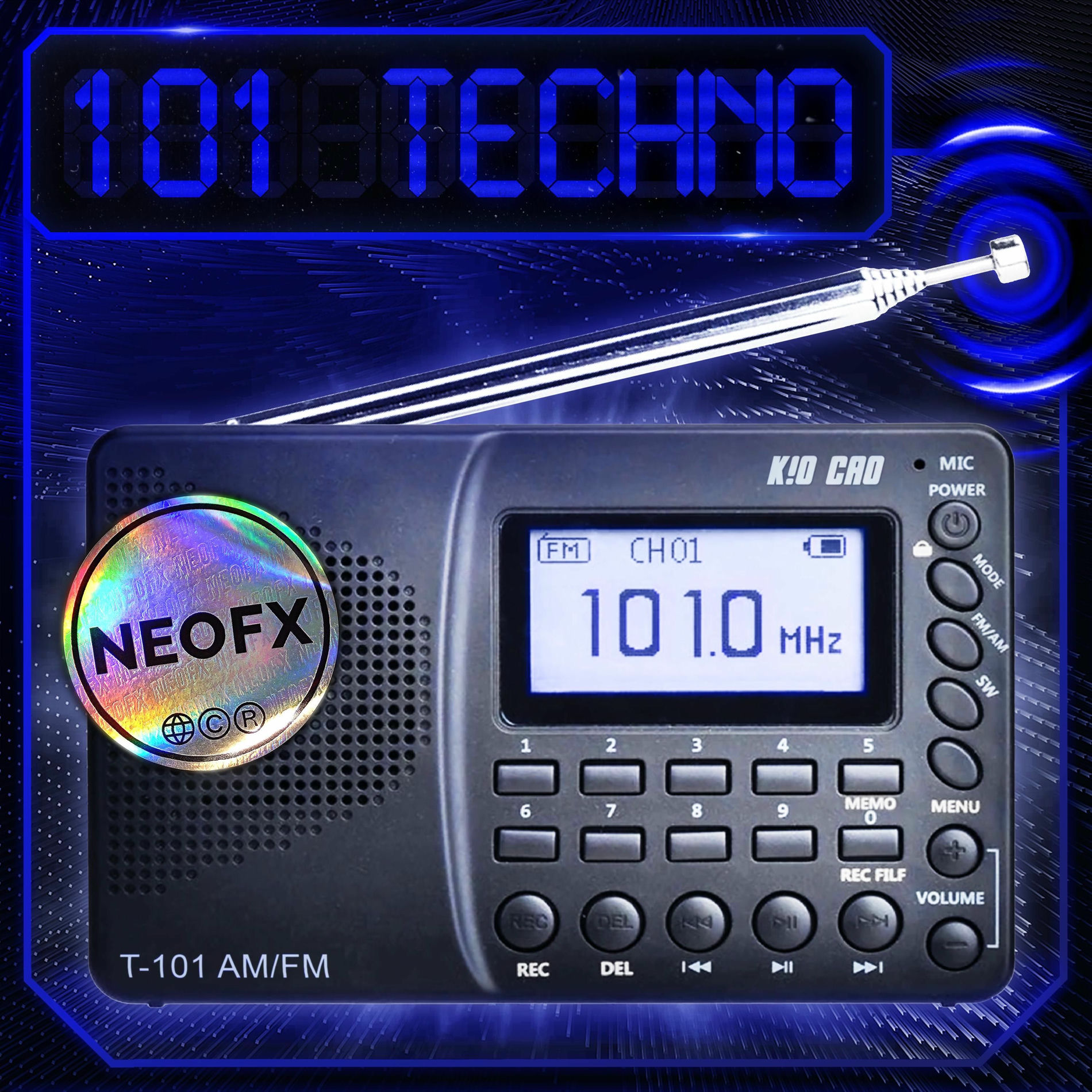 Album cover of 101 Techno