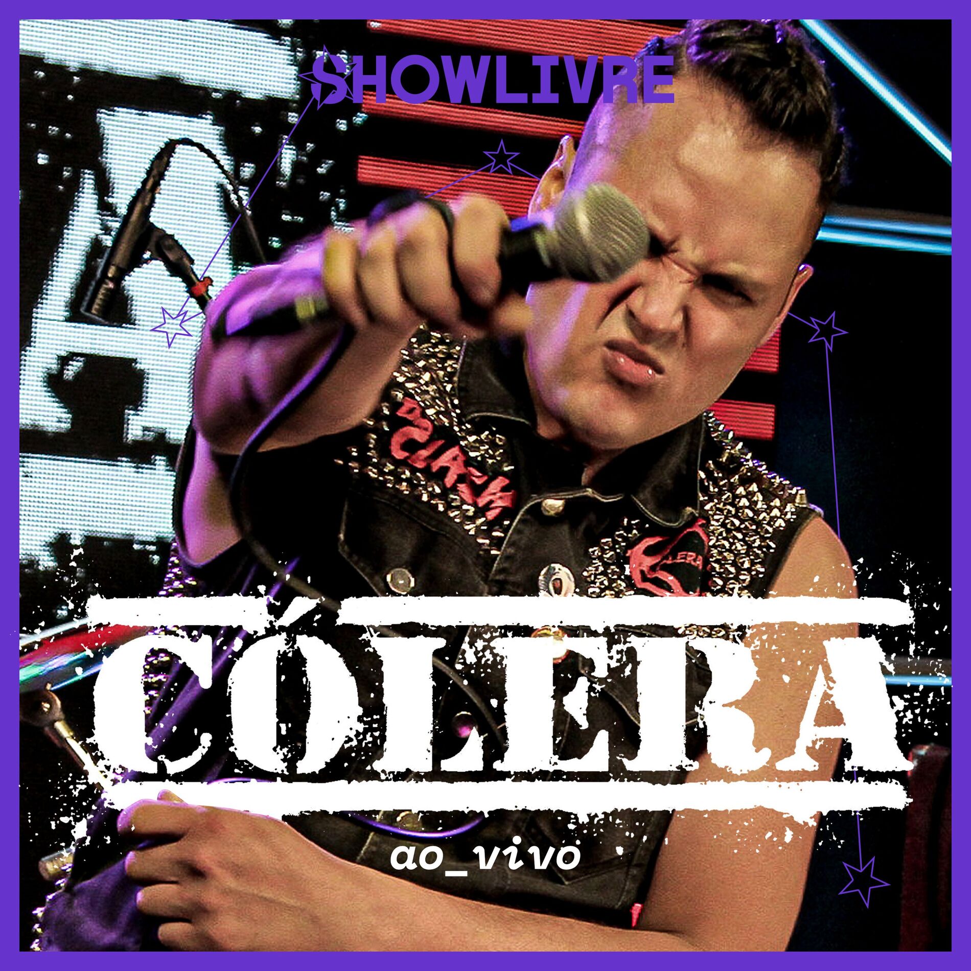 Album cover of Cólera no Estúdio Showlivre (Ao Vivo)