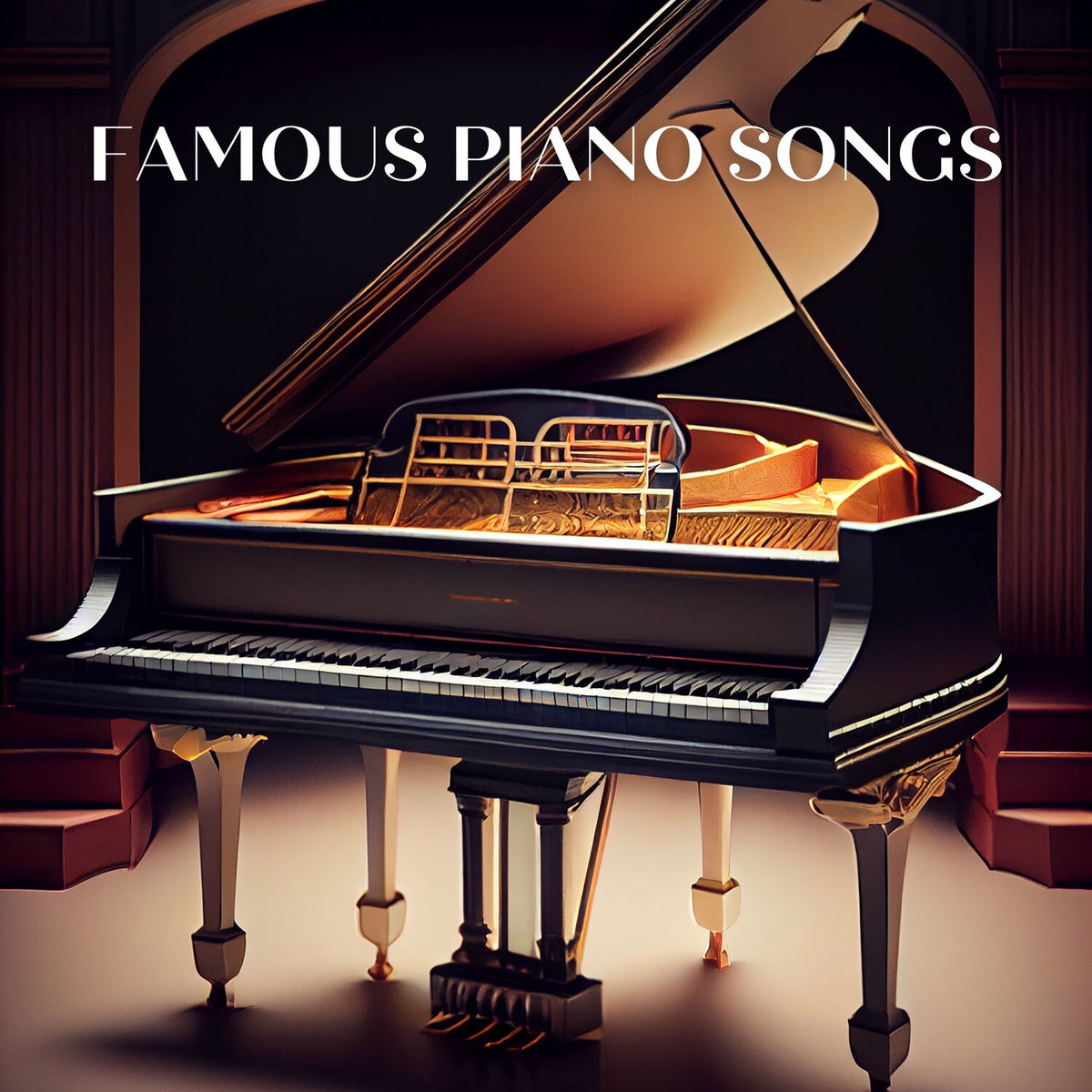 Album cover of Famous Piano Songs
