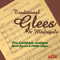 Cover of Traditional Glees and Madrigals