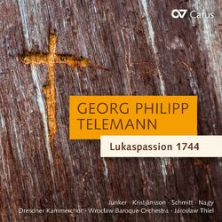 Cover of Georg Philipp Telemann: Lukaspassion 1744