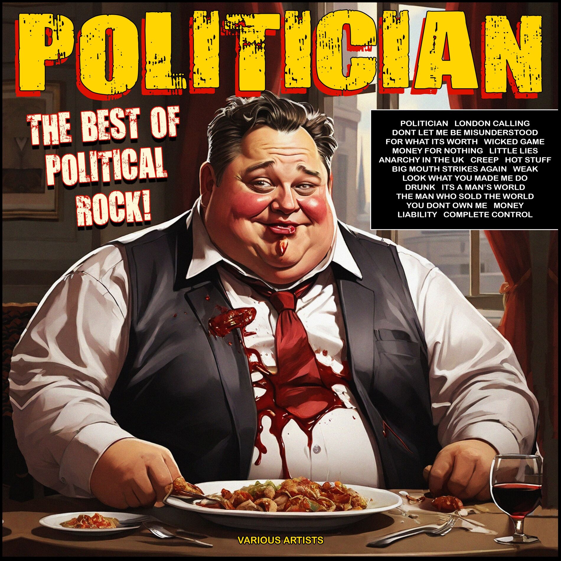 Album cover of Politician- The Best Of Political Rock!