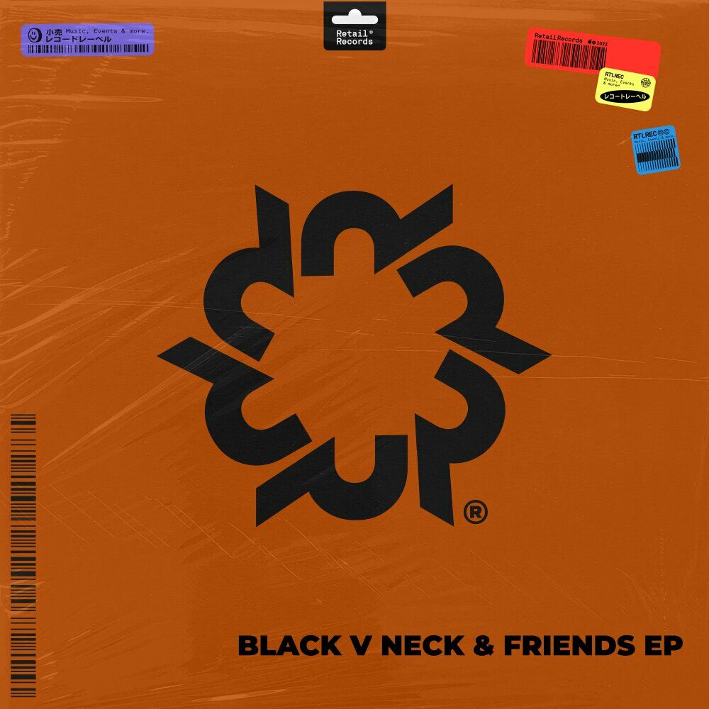 Picture of Black V Neck & Friends