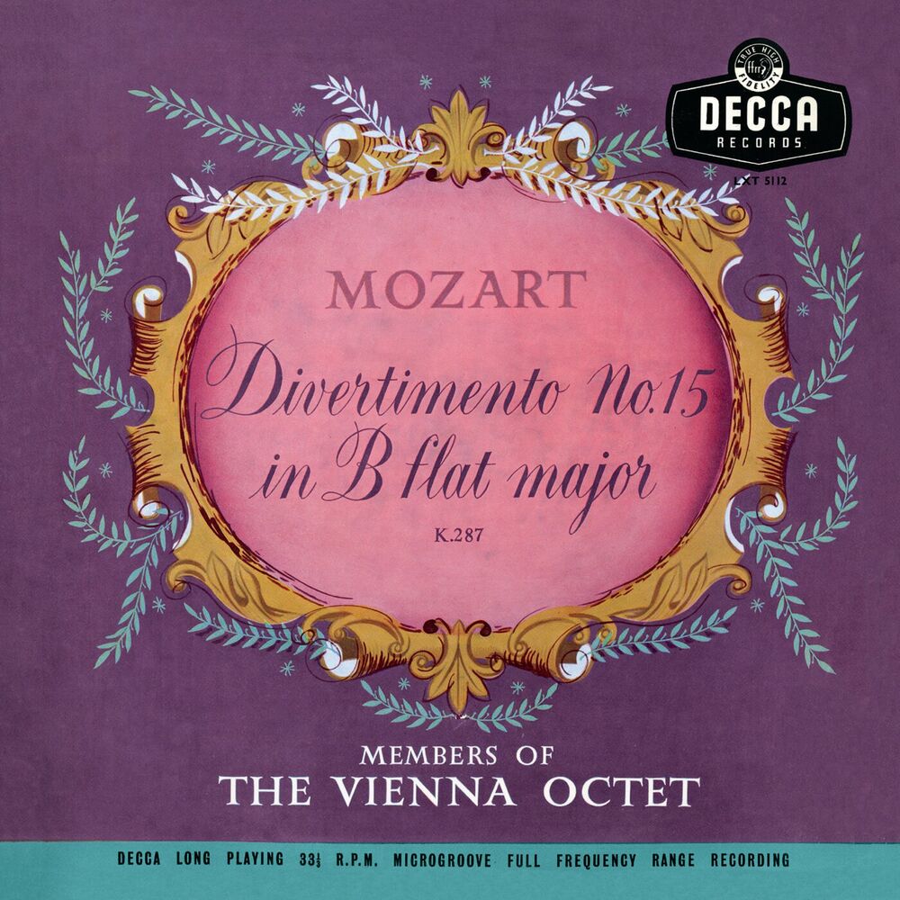 Picture of Mozart: Divertimento No. 15 in B-Flat Major, K. 287; Divertimento in E-Flat Major, K. 113 (Vienna Octet — Complete Decca Recordings Vol. 8)