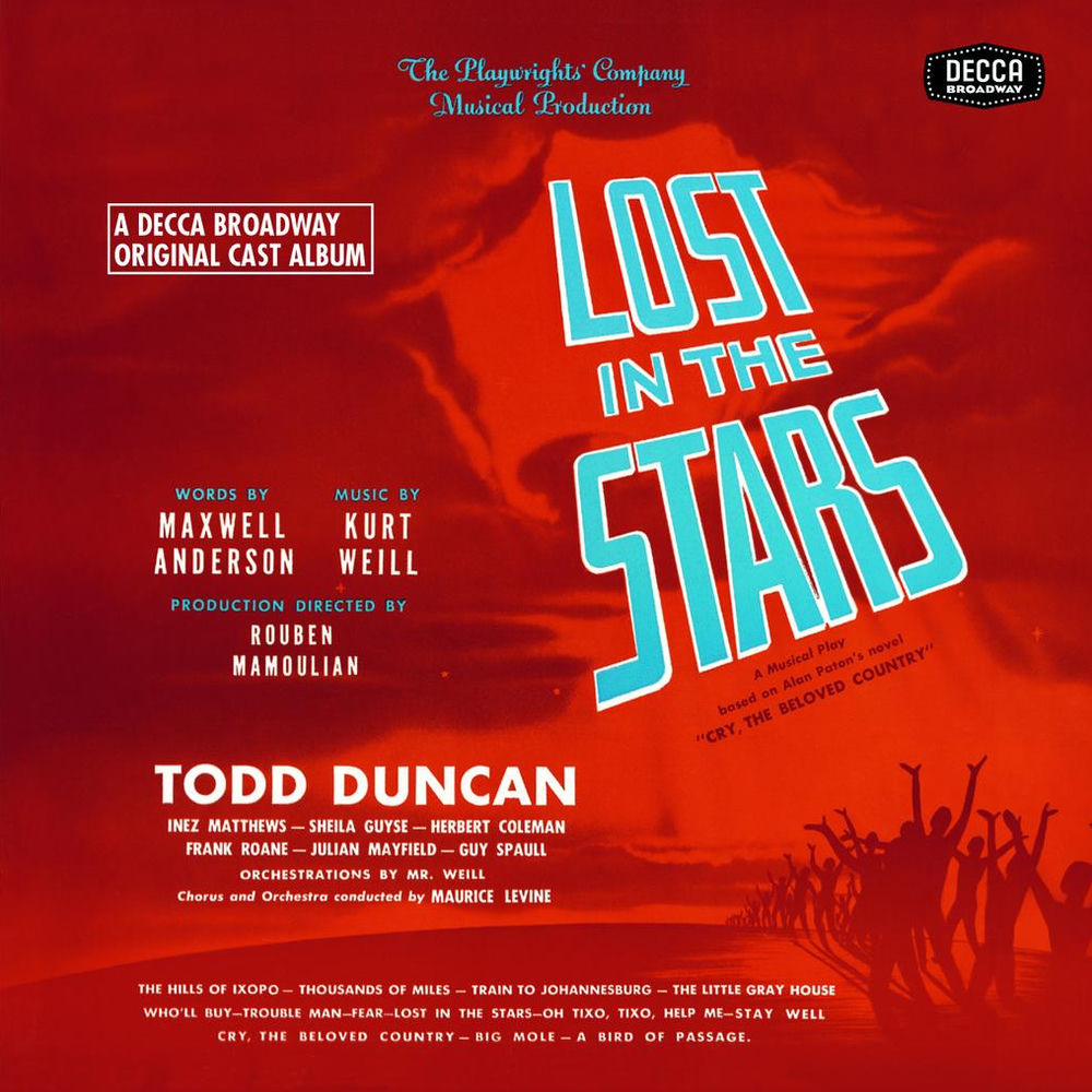 Lost In The Stars by Todd Duncan album cover