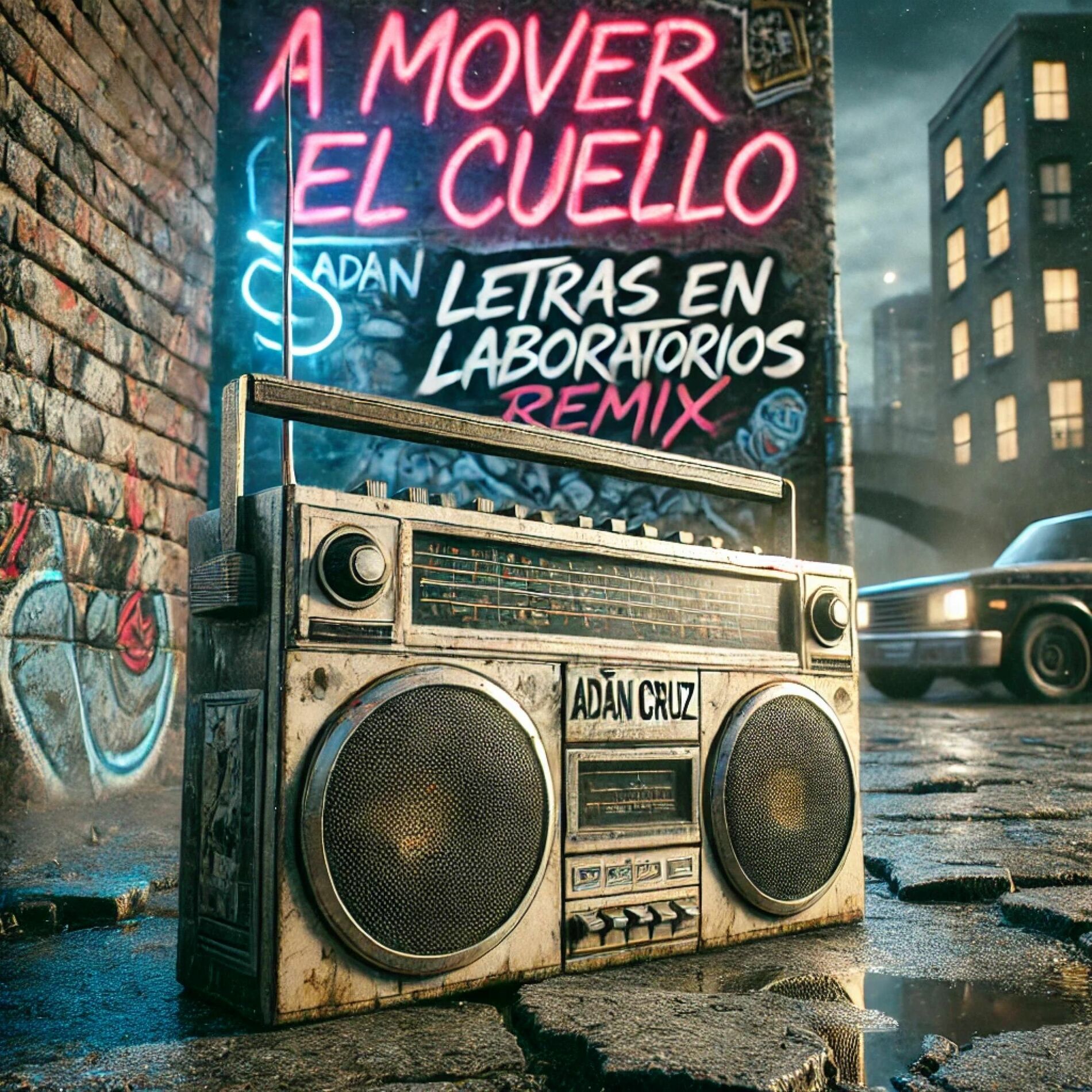 Album cover of A Mover El Cuello (feat. Adan Cruz & Letras en laboratorios) [Remix Version]