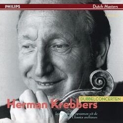 Cover of Bach: Double Concerto; Erbarme dich; Brahms: Double Concerto (Herman Krebbers Edition, Vol. 6)