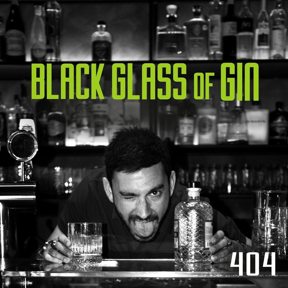 Picture of Black Glass of Gin