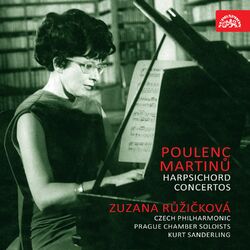Cover of Poulenc, martinů: harpsichord concertos