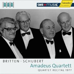 Cover of Amadeus Quartet: Quartet Recital 1977
