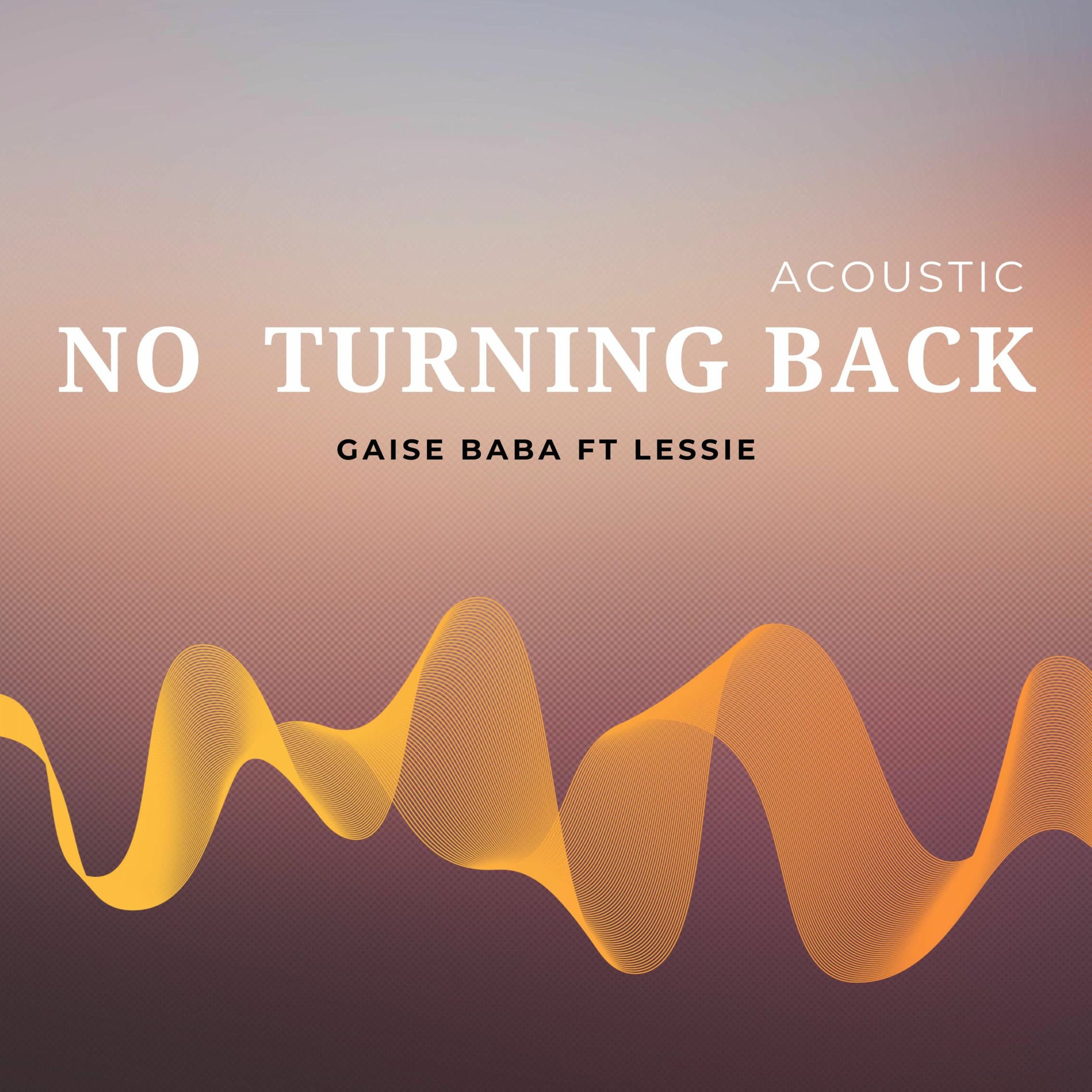 Album cover of No Turning Back Acoustic (feat. Lessie)