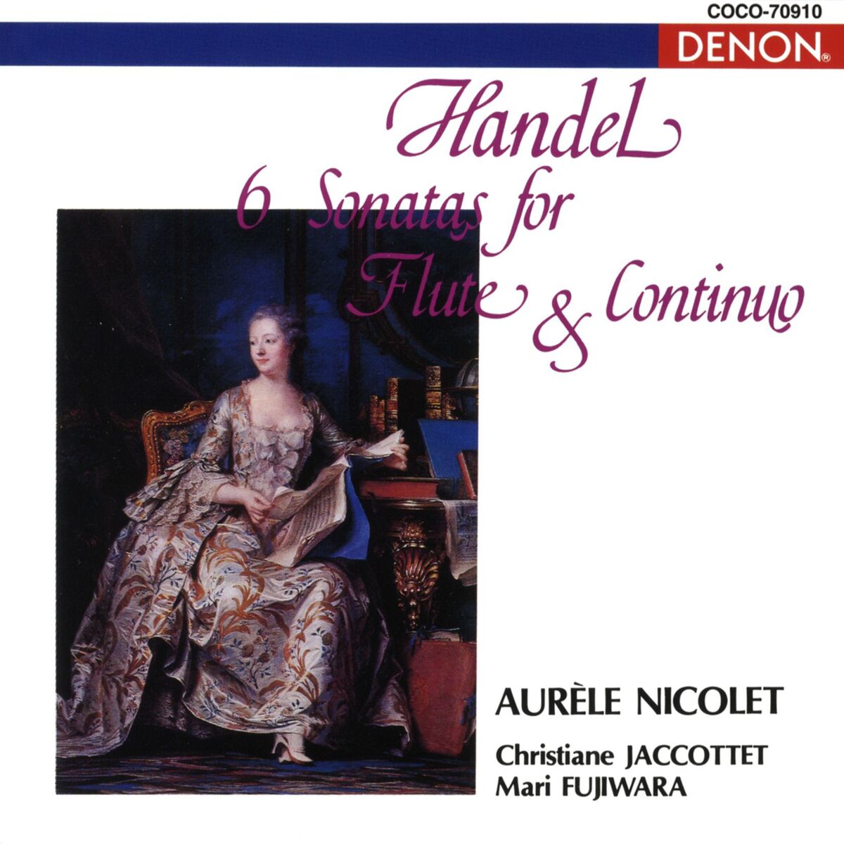 Album cover of Handel: 6 Sonatas for Flute & Continuo