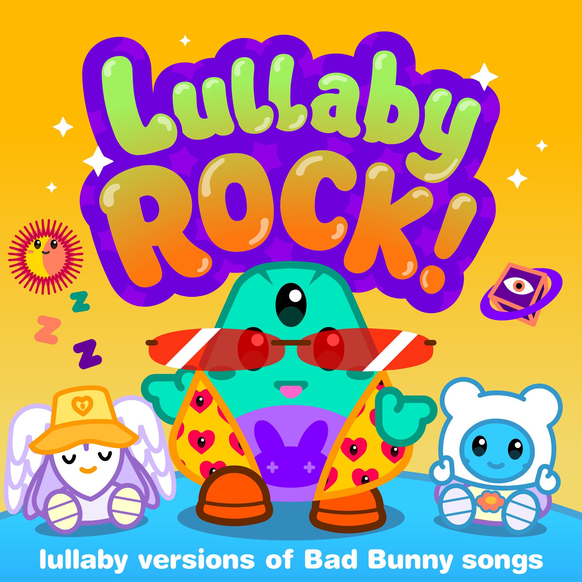 Album cover of Lullaby Versions of Bad Bunny Songs