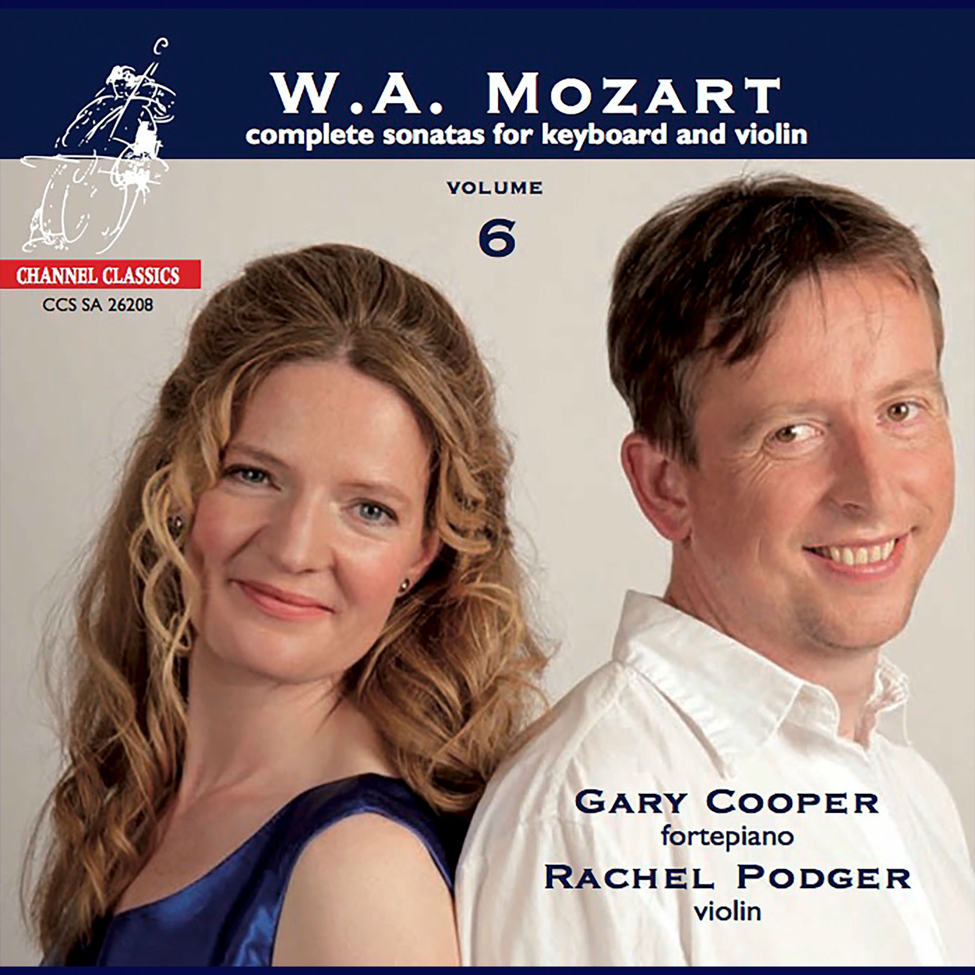 Album cover of Mozart: Complete Sonatas for Keyboard and Violin, Vol. 6