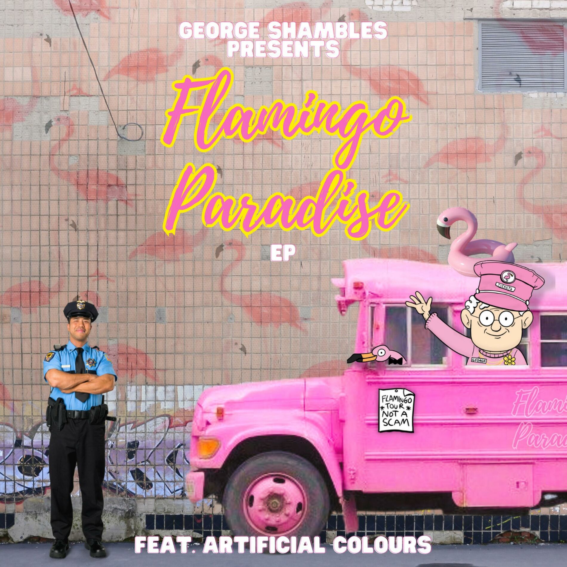 Album cover of George Shambles presents Flamingo Paradise