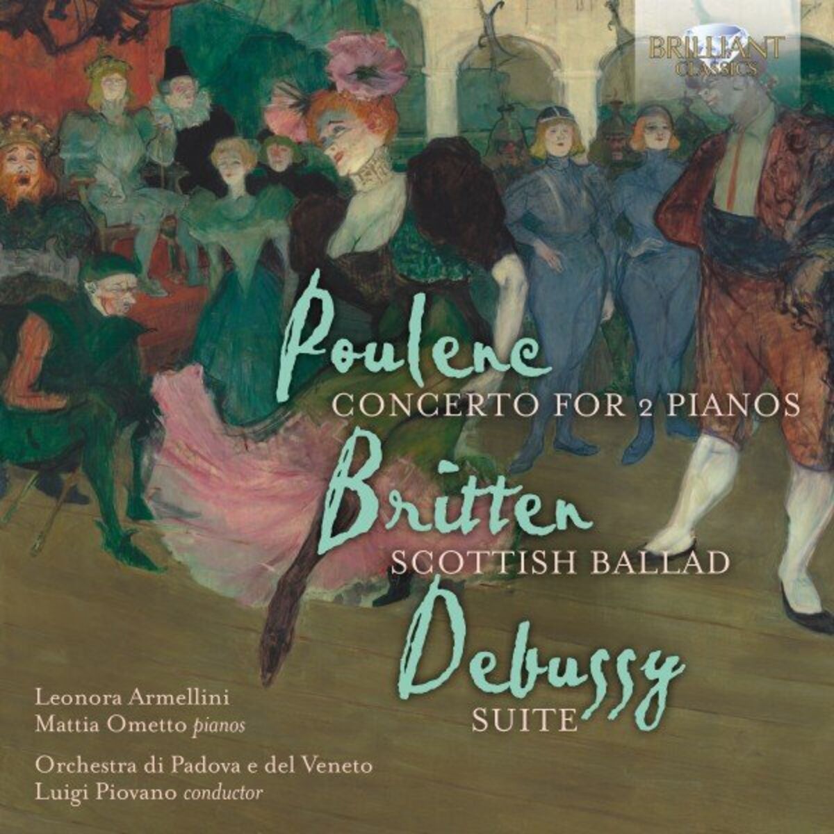 Album cover of Poulenc, Britten, Debussy: Concerto for 2 Pianos, Scottisch Ballad, Suite