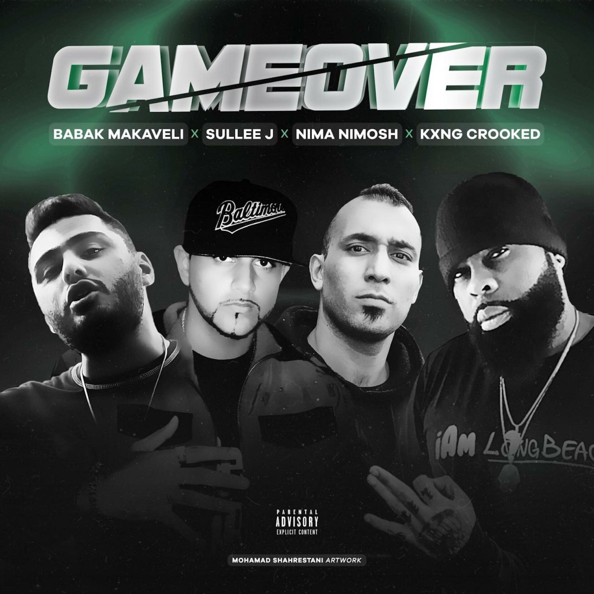 Album cover of GAME OVER (feat. KXNG Crooked, Babak Makaveli & Nima Nimosh)