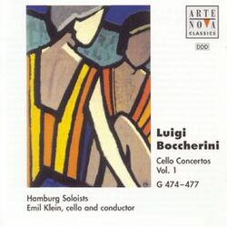 Cover of Boccherini: Cello Concertos, Vol. 1