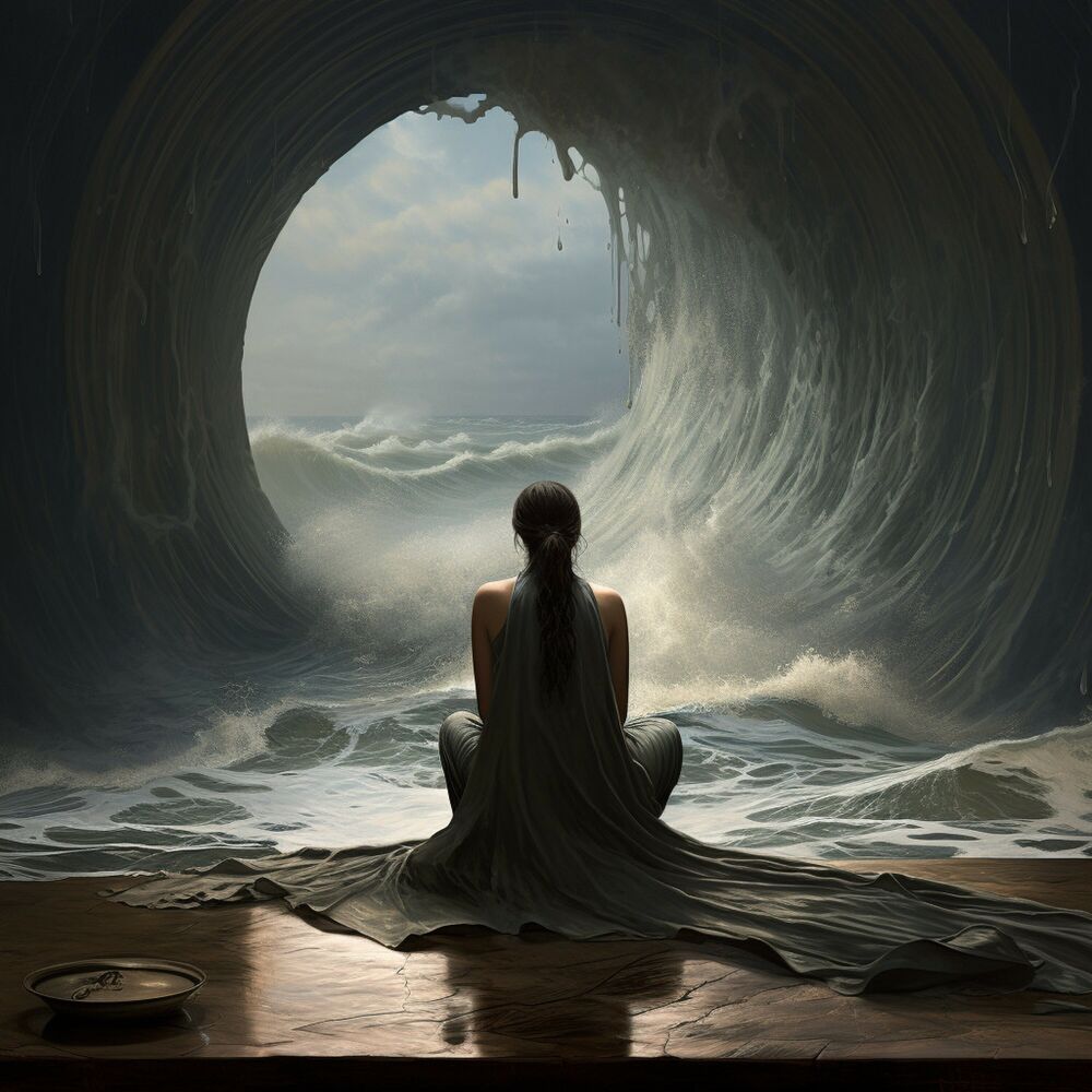 Picture of Music combined with Rain: Tranquil Focus in Rain