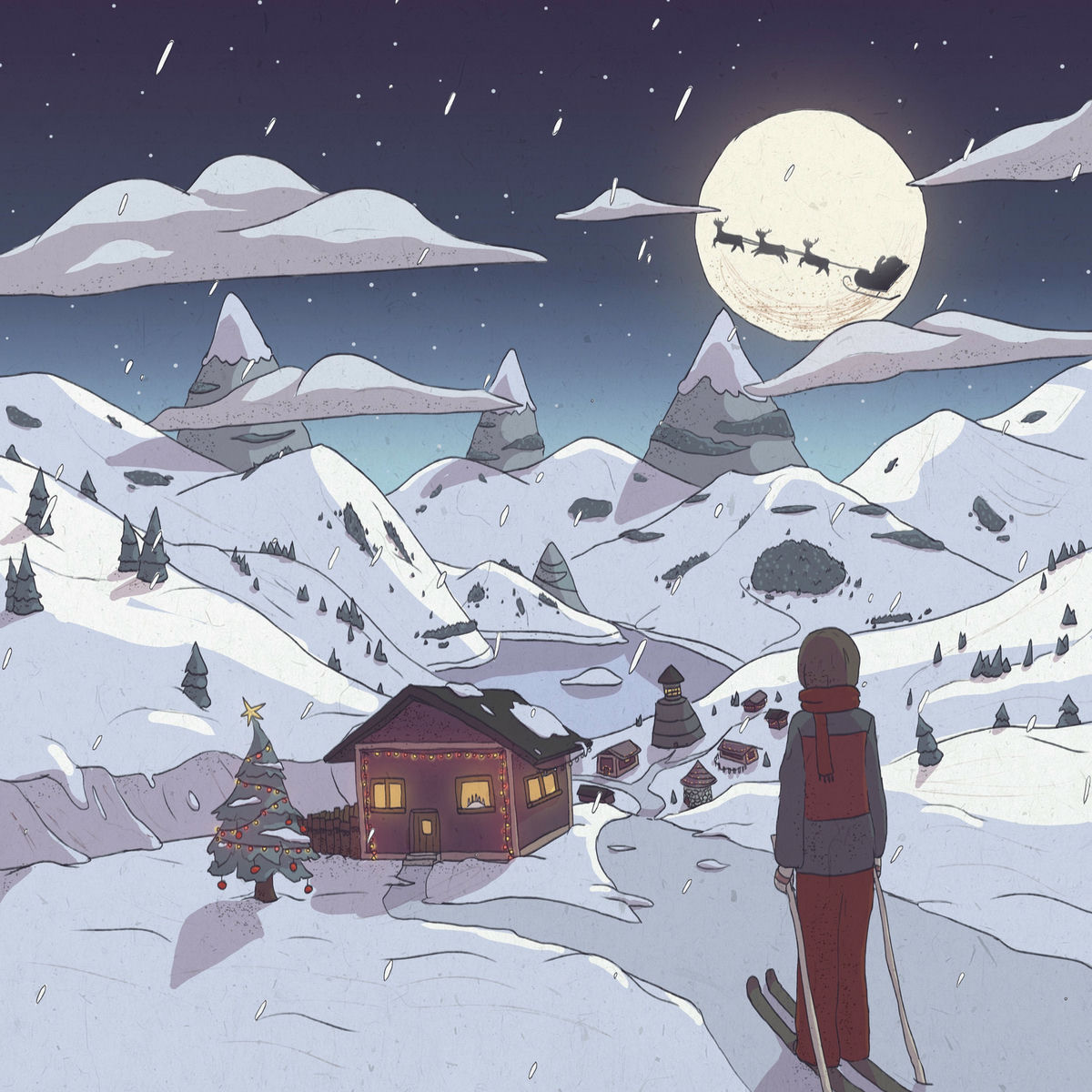 Album cover of Chilling with Santa