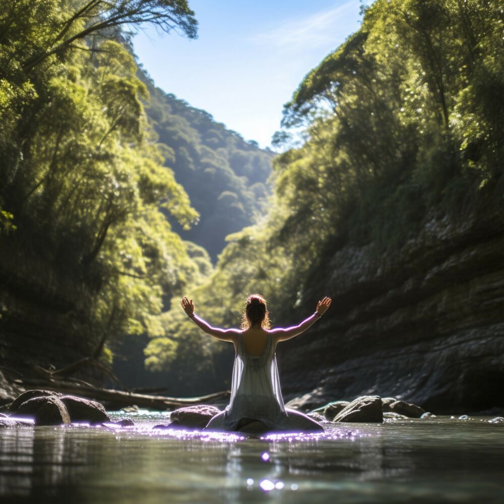 Picture of Aqua Yoga: River Enlightenment Symphony
