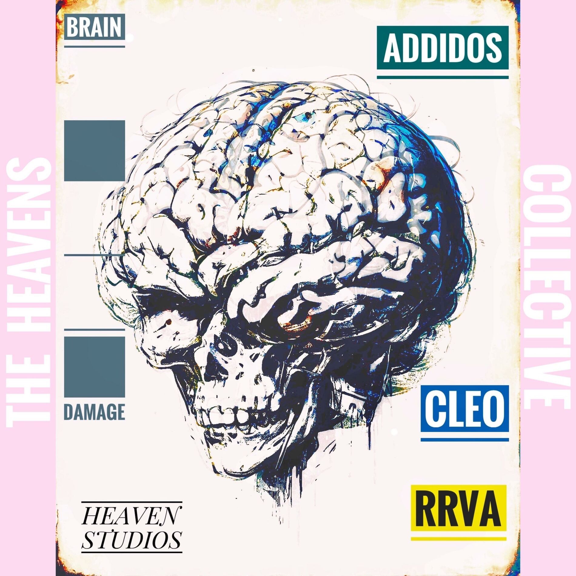 Album cover of BRAIN DAMAGE (feat. RRVA, CLEO & SAINTONX)
