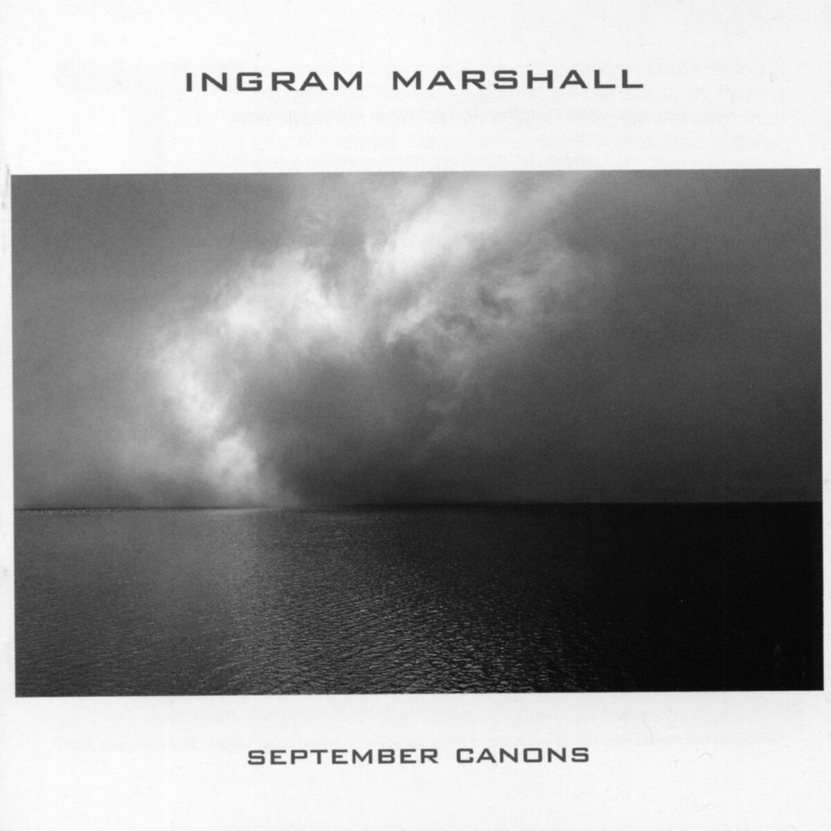 Album cover of Ingram Marshall: September Canons