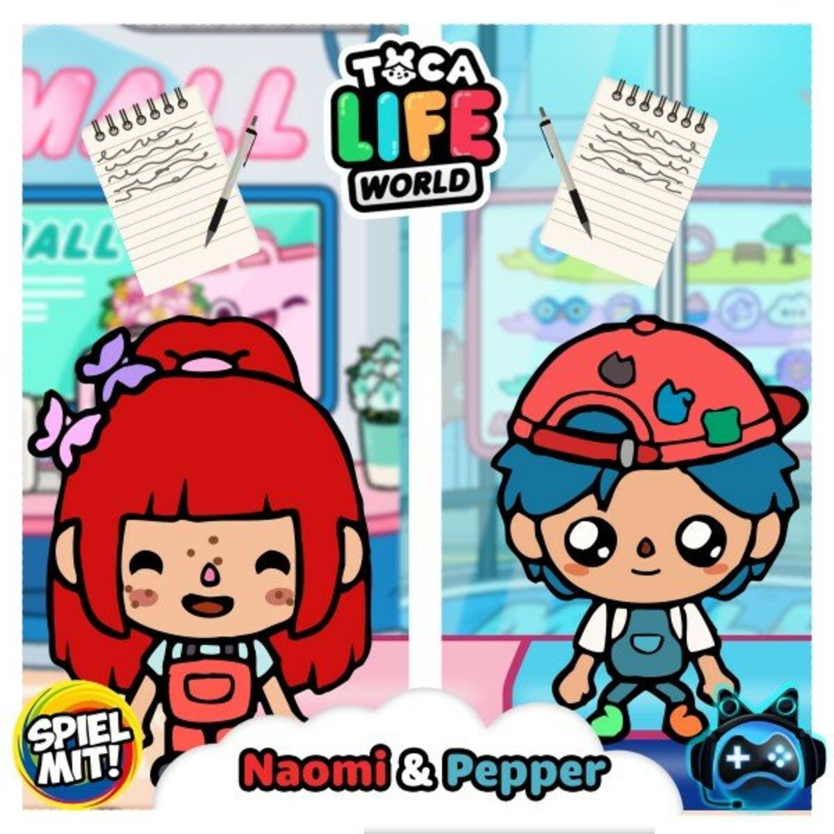 Album cover of Naomi & Pepper (Toca Boca Stories)