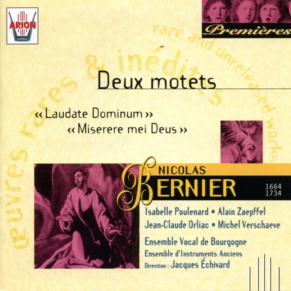 Picture of Bernier - Deux motets : Laudate dominum & miserere mei deus