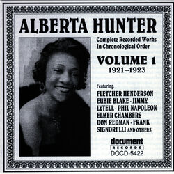 Cover of Alberta Hunter Vol. 1 (1921-1923)