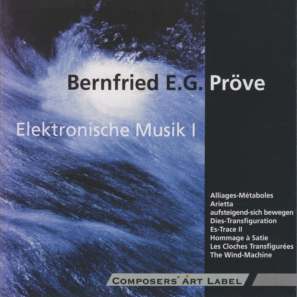 Picture of Bernfried Pröve: Elektronische Musik I