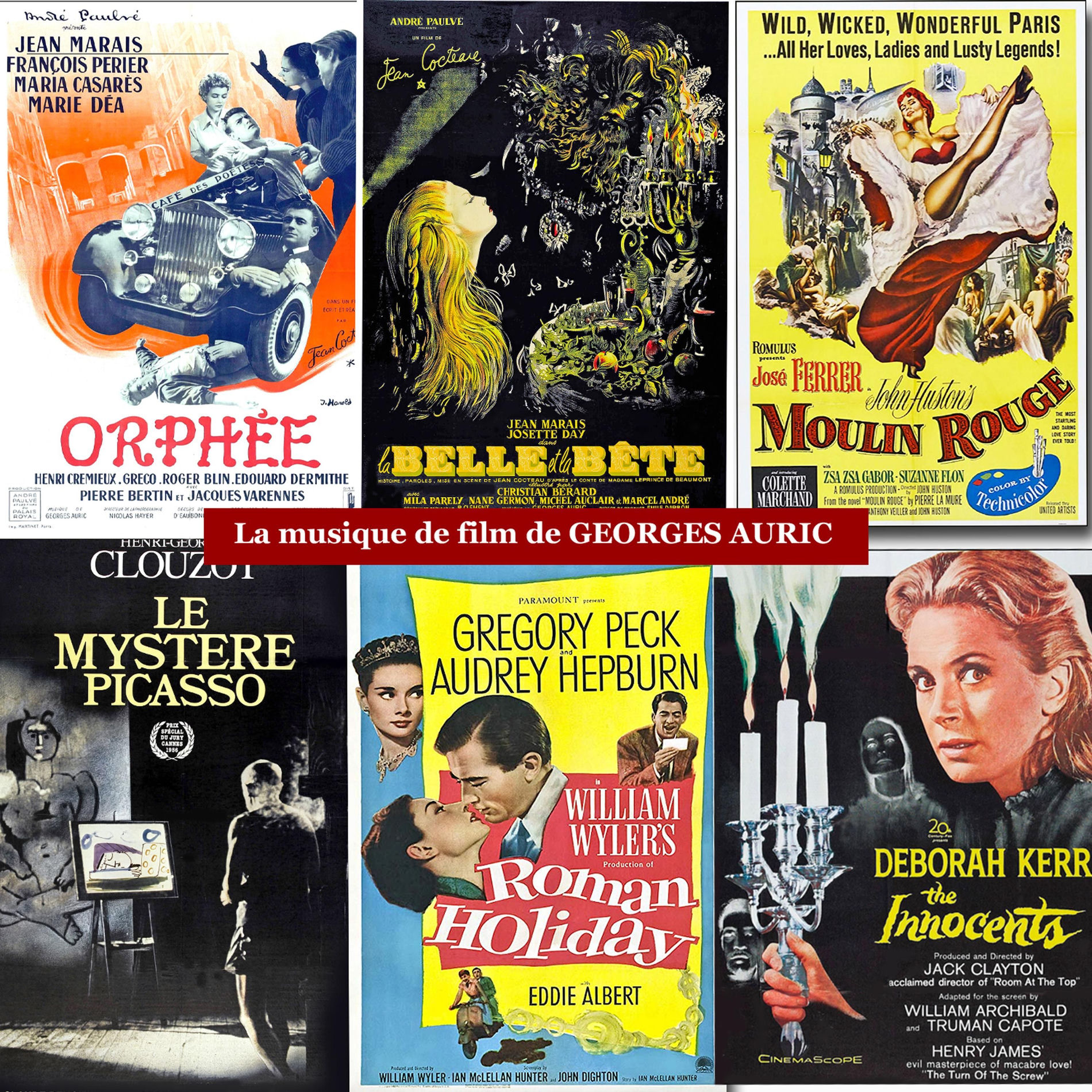 Album cover of La musique de film de Georges Auric