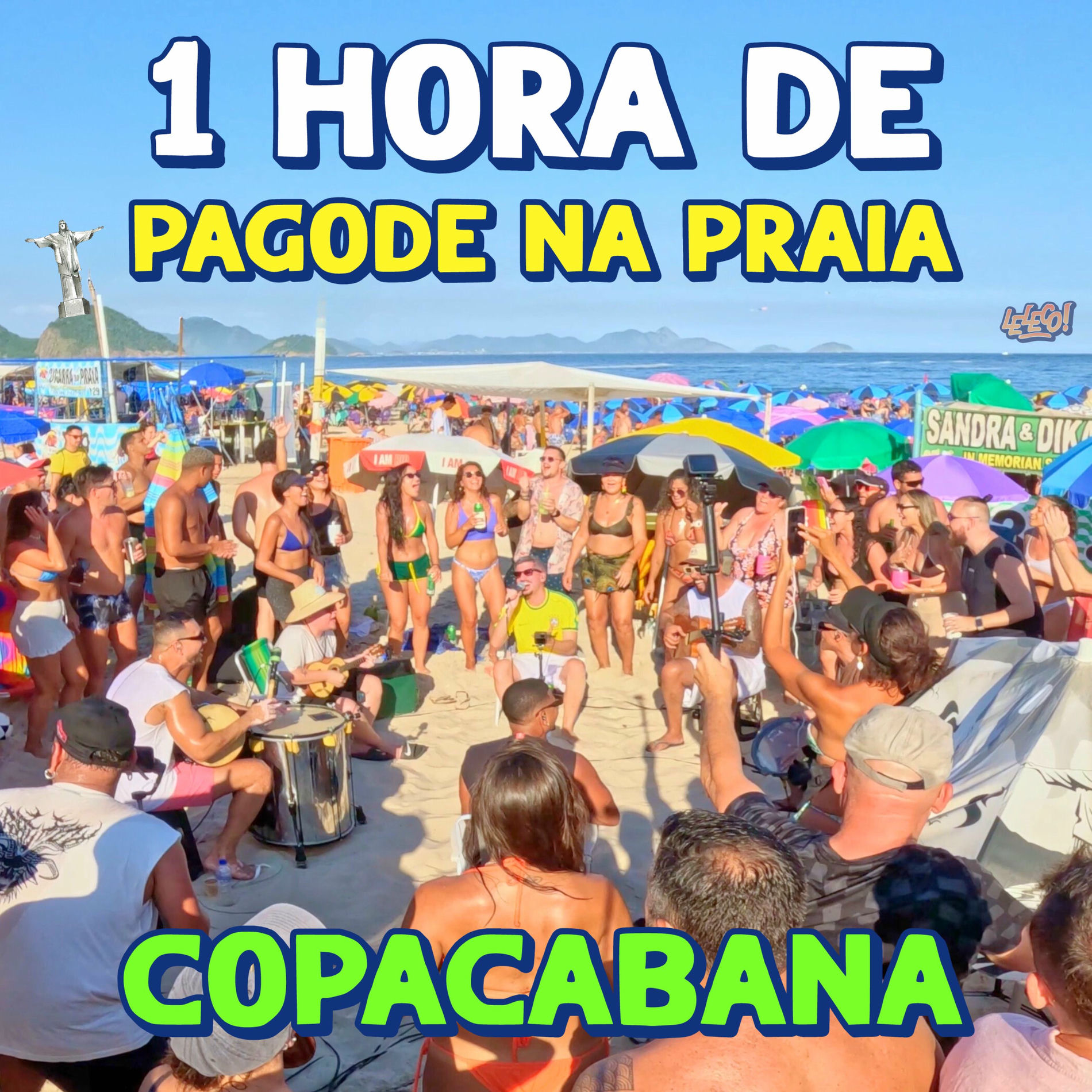 Album cover of 1 Hora de Pagode na Praia (Copacabana) (Ao Vivo)