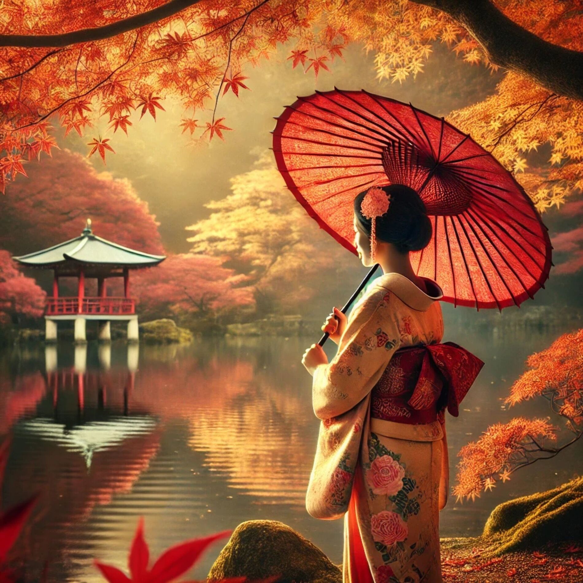 Album cover of Whispers of the Orient: Eastern Flute Music, and Shakuhachi Healing Sounds